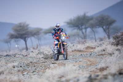 Auf steinigem Untergrund tut sich Matthias Walkner besonders schwer