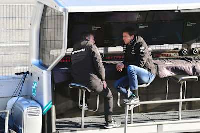 James Allison und Toto Wolff (rechts)