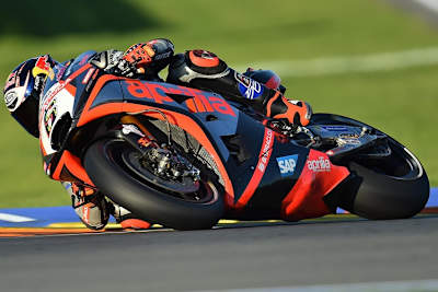 Stefan Bradl beim Valencia-Test auf Michelin