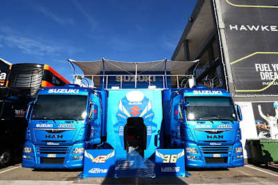 Die Suzuki-Trucks verschwinden am Saisonende aus dem Fahrerlager 