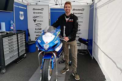 Luca Grünwald mit der HRP-Suzuki