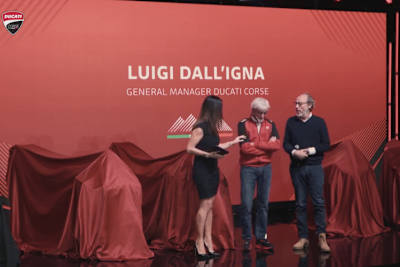 Die Ducati-Präsentation ist immer eine große Show