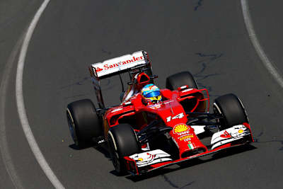 Fernando Alonso sicherte sich in Melbourne die erste Trainingsbestzeit des Jahres