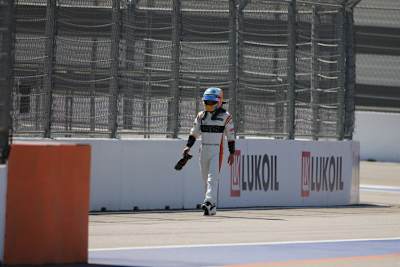 Fussgänger Fernando Alonso