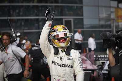 Sieg für Lewis Hamilton