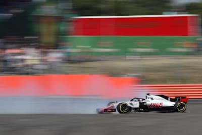 Romain Grosjean in England