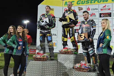 Die Top-3 (v.l.): Valentin Grobauer, Kevin Wölbert und Marius Hillebrand