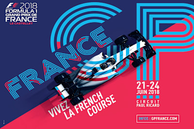 Das Logo des Grossen Preises von Frankreich 2018