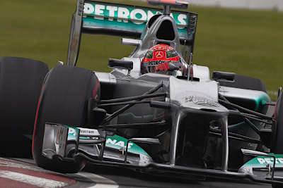 Der Rekord-Champion in Montreal im Einsatz