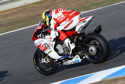 Das letztjährige MV-Agusta-Werksbike kommt wieder zum Einsatz