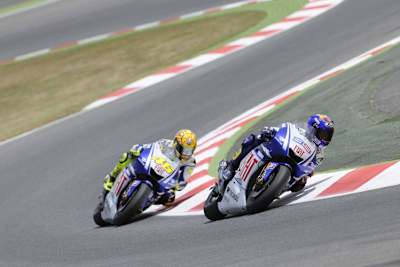 Barcelona 2009: Lorenzo noch vor Rossi