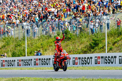 Marc Marquez ließ sich feiern