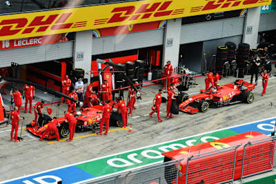 Ferrari fährt in Österreich hinterher