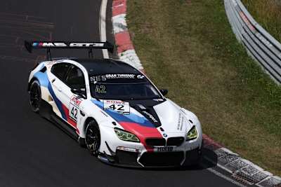 Der BMW M6 GT3 von Schnitzer wird von Augusto Farfus, Jens Klingmann, Martin Tomczyk, Sheldon v.d.Linde gefahren