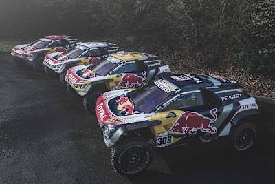 Die «Löwen»-Truppe für die Rallye Dakar