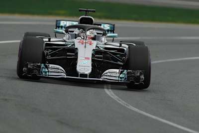 Lewis Hamilton schnappte sich die Pole