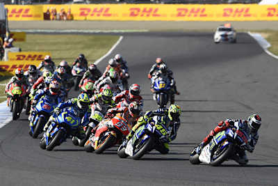 Die MotoGP-Piloten müssen 2017 ohne Intermediate-Reifen auskommen