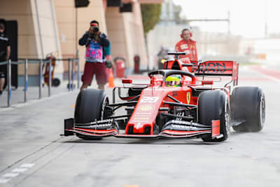 Mick Schumacher im Ferrari