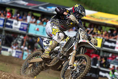 Max Anstie gewann den ersten MX2-Lauf in Frauenfeld (Schweiz)