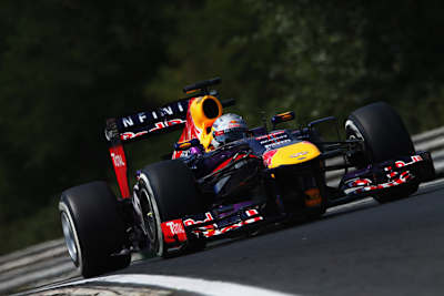 Sebastian Vettel: Wie angreifbar ist er auf dem Weg zur ersten Kurve?