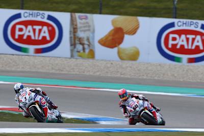 Pata setzt das Thema Superbike viel in seiner Werbung ein