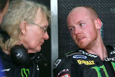 Bradley Smith mit Crew-Chief Guy Coulon