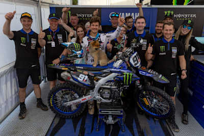 Jeremy Seewer wurde mit Yamaha WM-Dritter