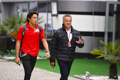 Giuliano und Jean Alesi in Sotschi 2019