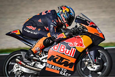 Daniel Holgado auf der neuen KTM