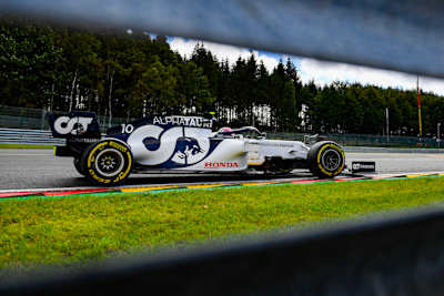 Pierre Gasly in Belgien