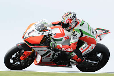 Max Biaggi steht vorläufig auf Startplatz 1