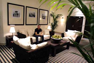 David Coulthard entspannt im «Columbus»