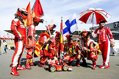 Die Besucher in Suzuka sind herrlich verrückt
