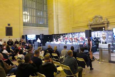Die Pressekonferenz fand in der Grand Central Station in New York statt