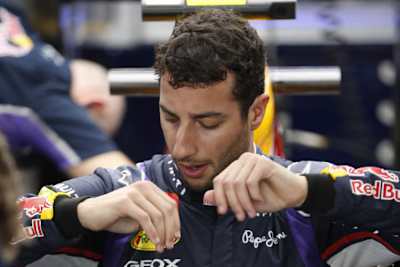 Red Bull Racing-Pilot Daniel Ricciardo: «Die Mercedes-Jungs waren heute klar schneller als wir, aber die kämpfen ja sowieso um den WM-Titel, da lassen wir sie lieber ziehen»