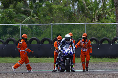 Die Streckenposten in Mandalika sind nicht die aufmerksamsten