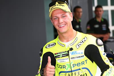 Dominique Aegerter glaubt, dass er 2015 um den Moto2-Titel kämpfen kann