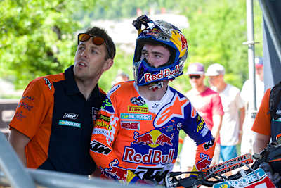 Jeffrey Herlings (re.) muss in Italien pausieren