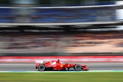 Alonso wirkt sehr stark bislang in Hockenheim 