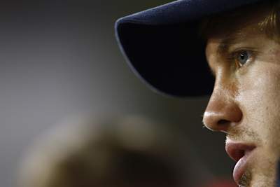 Sebastian Vettel ist nicht erfreut