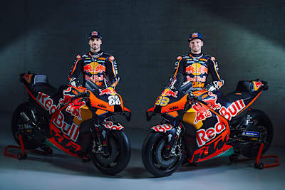 Das Red Bull-KTM-Team mit Binder (33 ) und Oliveira (88) 