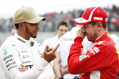 Lewis Hamilton und Sebastian Vettel