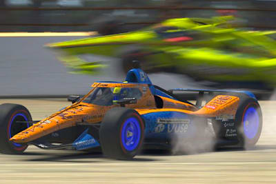 Lando Norris beim virtuellen IndyCar-Rennen