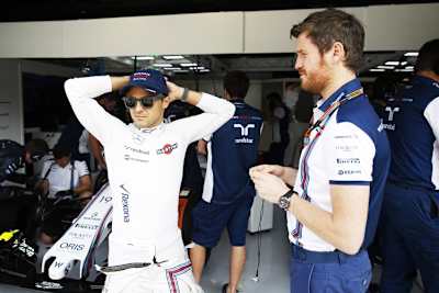Felipe Massa mit Rob Smedley
