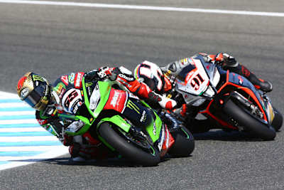 Jonathan Rea und Leon Haslam (91)