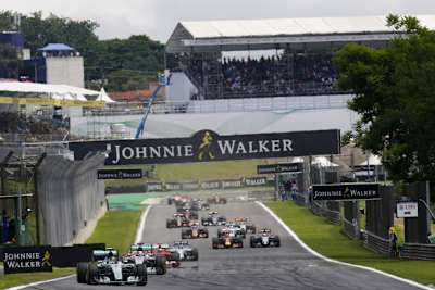 Nico Rosberg hatte von Anfang an die Nase vorn