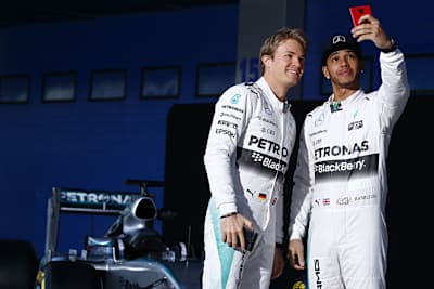 Lewis Hamilton und Nico Rosberg