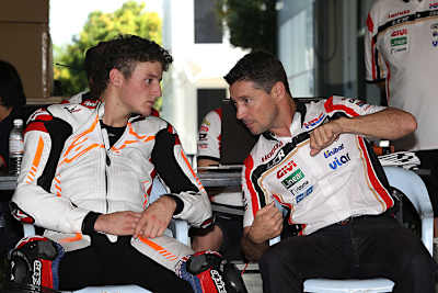 Jack Miller mit LCR-Teamchef Lucio Cecchinello