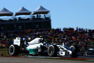 Nico Rosberg setzte sich im Qualifying zum US-GP durch