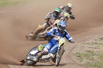 Jörg Tebbe (21) verbuchte in Herxheim sogar einen Laufsieg